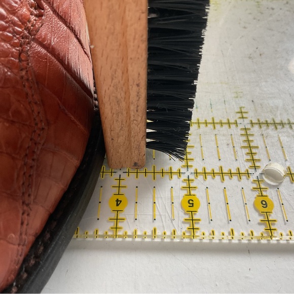 Tony Lama Royal Caiman Cowgirl Boots 7.5 M Belly Cut Tooled - Picture 7 of 16